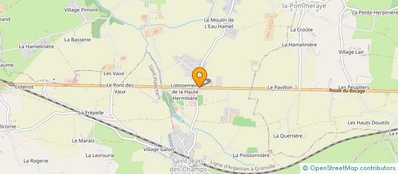 localisation de l'entreprise SOCIETE LEMAITRE  SAINT-JEAN-DES-CHAMPS