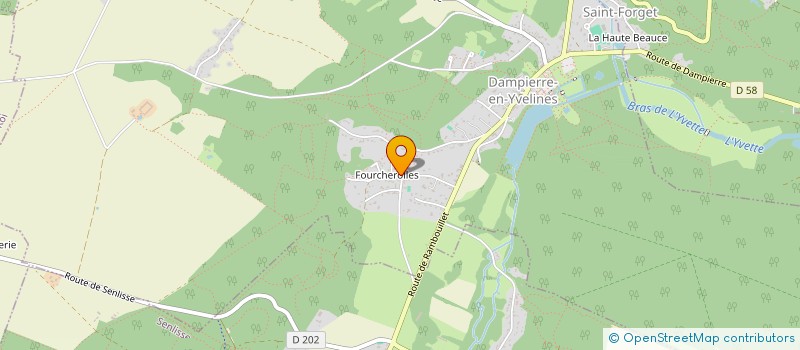 localisation de l'entreprise SOCIETE LEMEUR à DAMPIERRE-EN-YVELINES