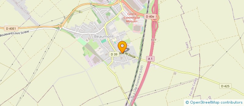 localisation de l'entreprise SOCIETE LENGLIN à HENIN-BEAUMONT