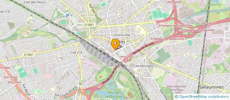 localisation de l'entreprise SOCIETE LENSOISE DE SECURITE à LENS
