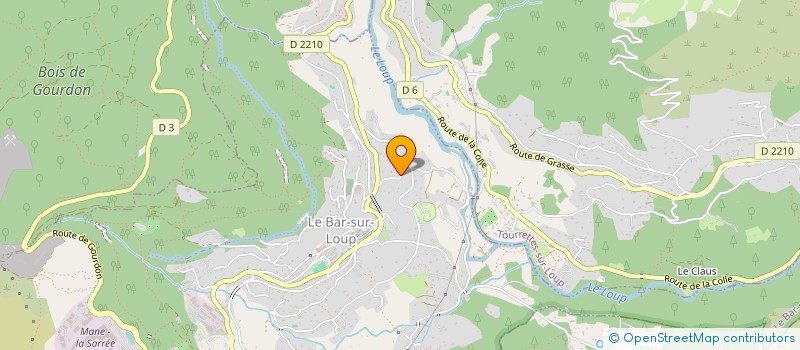localisation de l'entreprise SOCIETE LEONARD à LE BAR-SUR-LOUP