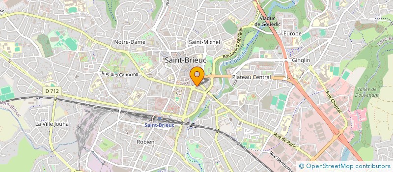 localisation de l'entreprise SOCIETE LEPORT ET COQUIERE à SAINT-BRIEUC