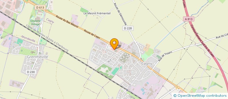 localisation de l'entreprise SOCIETE LEPRAEL MARC  CAGNY