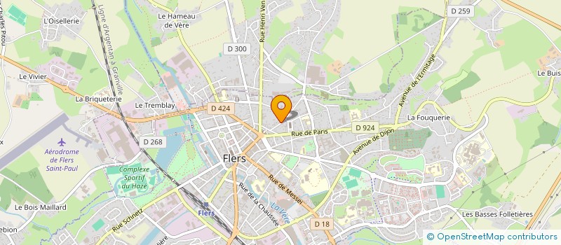 localisation de l'entreprise SOCIETE LEPRINCE à FLERS