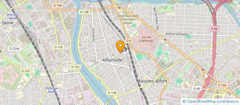 localisation de l'entreprise SOCIETE LERICHE LOCATION à ALFORTVILLE