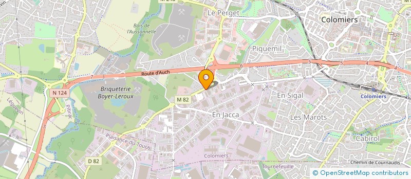localisation de l'entreprise SOCIETE LES 3 FOURNILS à COLOMIERS