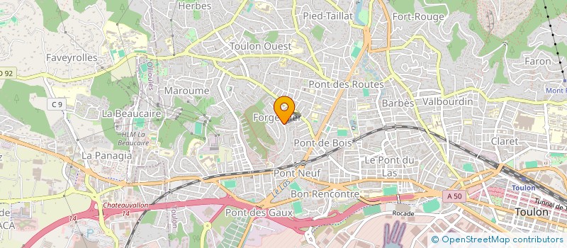 localisation de l'entreprise SOCIETE LES 4221 SERVICES HYGIENE ET SECURITE ENVIRONNEMENT à TOULON