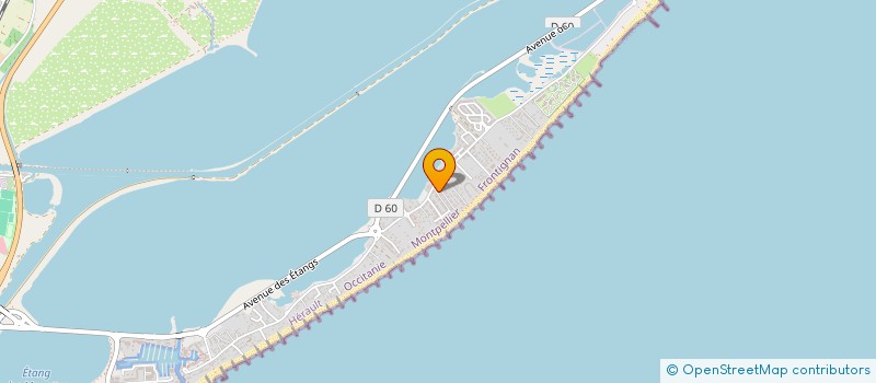 localisation de l'entreprise SOCIETE LES ARESQUIERS  FRONTIGNAN