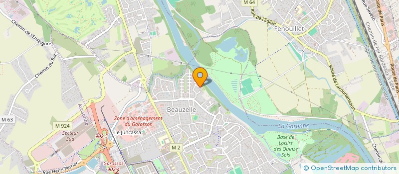 localisation de l'entreprise SOCIETE LES BATISSEURS DU SUD  BEAUZELLE