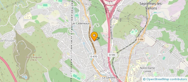 localisation de l'entreprise SOCIETE LES CADENEAUX à LES PENNES-MIRABEAU