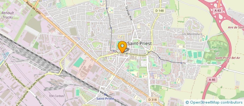 localisation de l'entreprise SOCIETE LES CHOSES à SAINT-PRIEST
