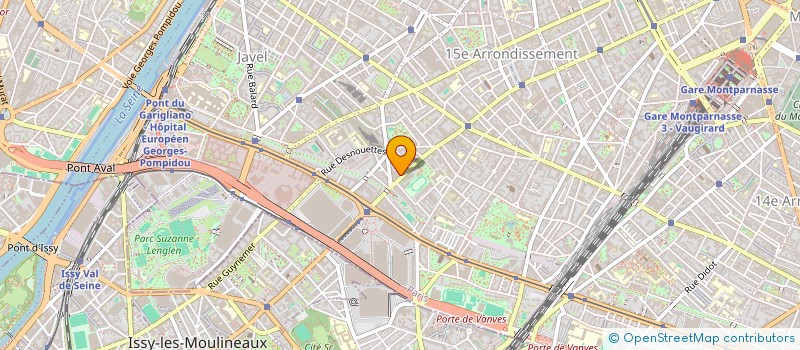 localisation de l'entreprise SOCIETE LES FAUVETTES TAXIS  PARIS
