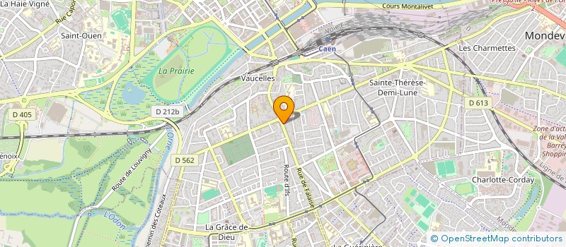 localisation de l'entreprise SOCIETE LES GOUTTES à CAEN