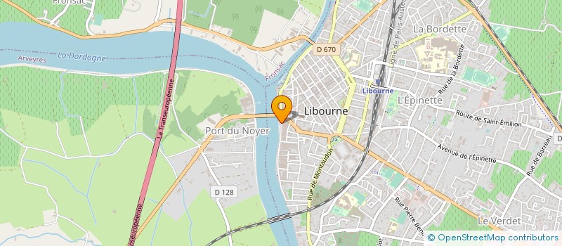 localisation de l'entreprise SOCIETE LES GRANDS VINS ARTHUR MICHEL à LIBOURNE