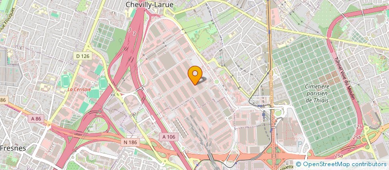 localisation de l'entreprise SOCIETE LES HALLES DU FAUBOURG à CHEVILLY-LARUE