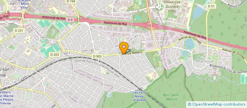 localisation de l'entreprise SOCIETE LES IVRIS  NOISY-LE-GRAND