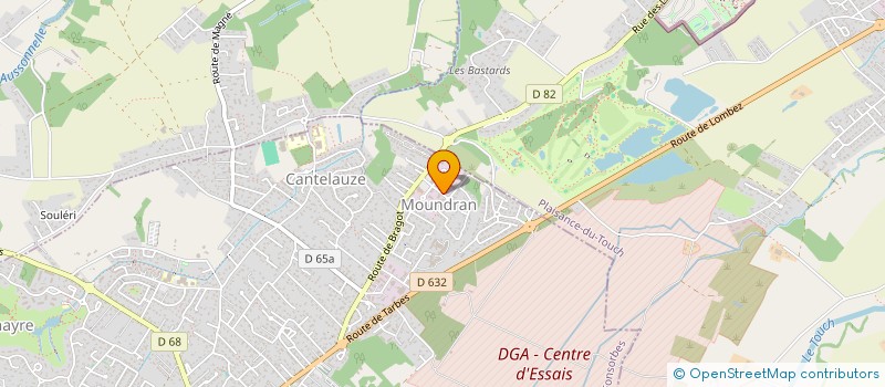 localisation de l'entreprise SOCIETE LES MENUISIERS ASSOCIES à FONSORBES