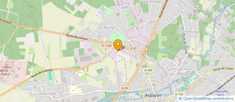 localisation de l'entreprise SOCIETE LES MEUBLES LMP à ARPAJON