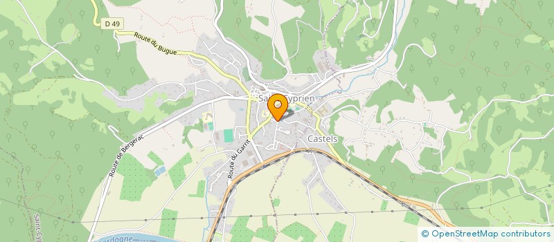 localisation de l'entreprise SOCIETE LES TOURNESOLS à COUX ET BIGAROQUE-MOUZENS