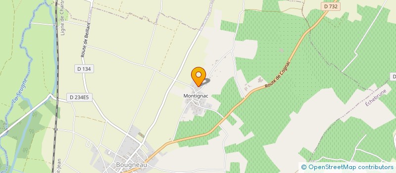 localisation de l'entreprise SOCIETE LES TROIS J  BOUGNEAU