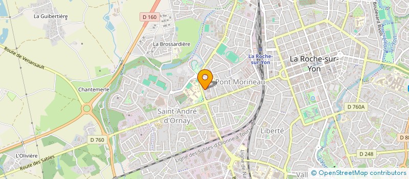 localisation de l'entreprise SOCIETE LES YOLES à LA ROCHE-SUR-YON