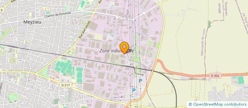 localisation de l'entreprise SOCIETE LEVAC à MEYZIEU