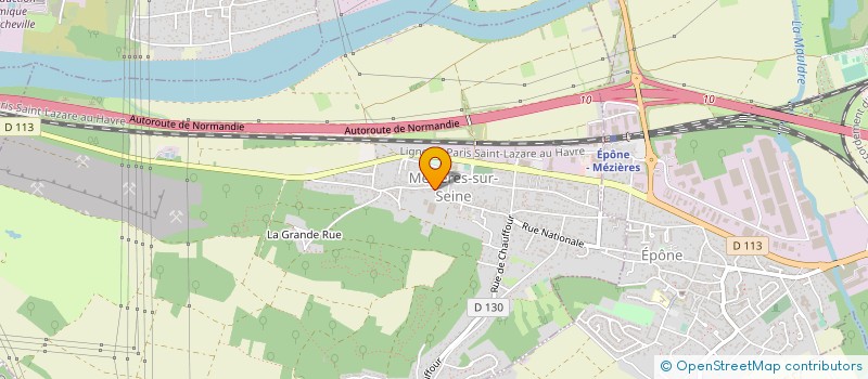 localisation de l'entreprise SOCIETE LHORTIE HOLDING SA à MEZIERES-SUR-SEINE