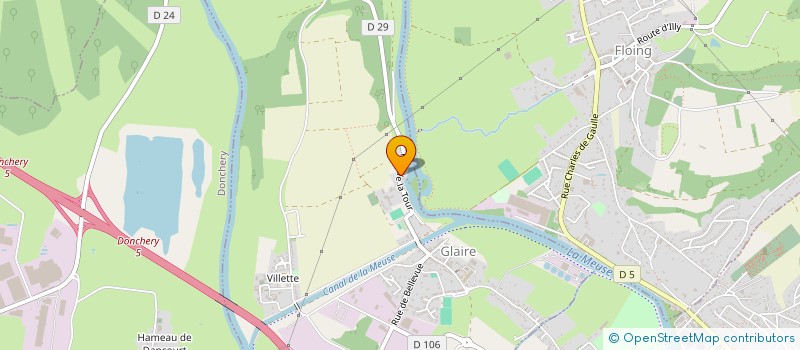 localisation de l'entreprise SOCIETE LHOTE  GLAIRE