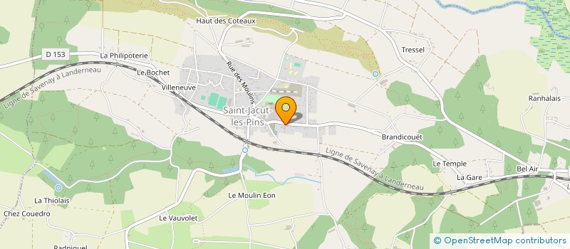 localisation de l'entreprise SOCIETE LHOTELLIER  SAINT-JACUT-LES-PINS