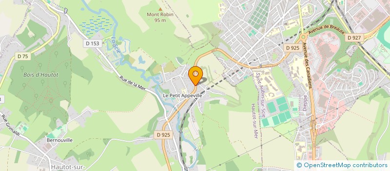 localisation de l'entreprise SOCIETE LHUILLIER  HAUTOT-SUR-MER