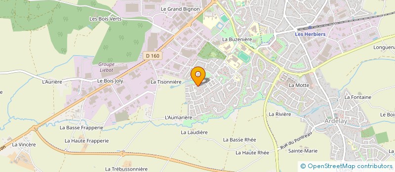 localisation de l'entreprise SOCIETE LIAIGRE DANIEL à LES HERBIERS