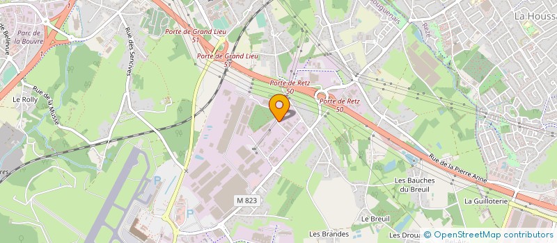 localisation de l'entreprise SOCIETE LIANTS DE L OUEST à BOUGUENAIS