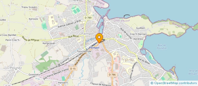 localisation de l'entreprise SOCIETE LIBOUBAN à PAIMPOL