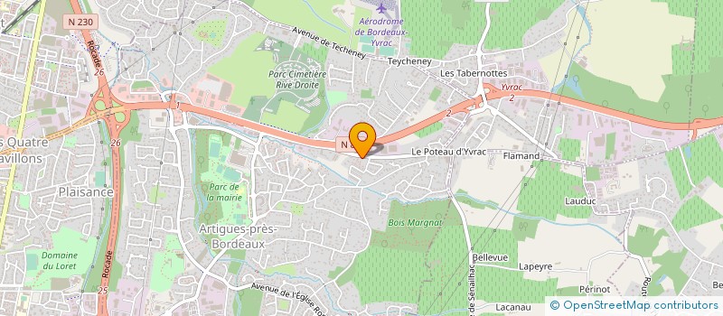 localisation de l'entreprise SOCIETE LIBOURNAISE DE NETTOYAGE à ARTIGUES-PRES-BORDEAUX