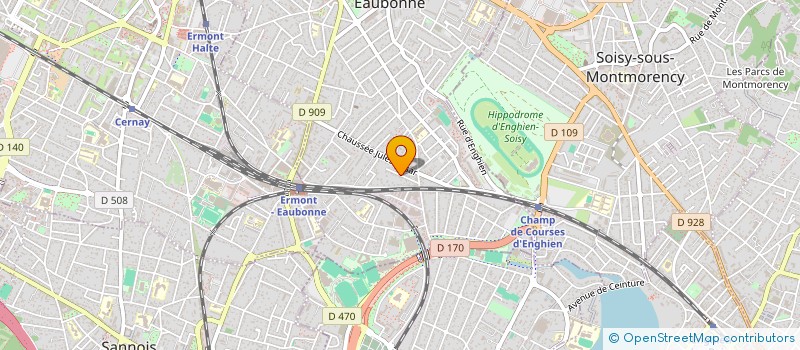localisation de l'entreprise SOCIETE LIEVOUX ET COMPAGNIE à EAUBONNE