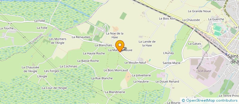 localisation de l'entreprise SOCIETE LIGERIENNE DE COMMERCE AUTOMOBILE  SAINT-ETIENNE-DE-MONTLUC