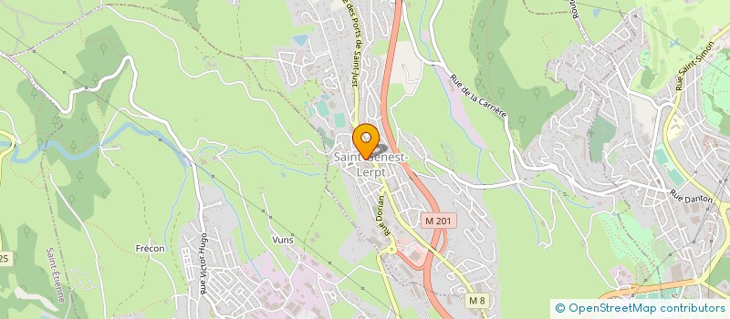 localisation de l'entreprise SOCIETE LIGERIENNE DE CONVOYAGE-SLC à SAINT-GENEST-LERPT
