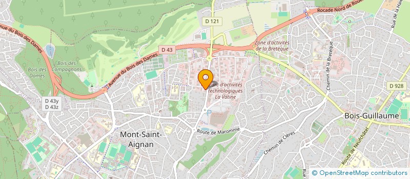 localisation de l'entreprise SOCIETE LIGNES  MONT-SAINT-AIGNAN