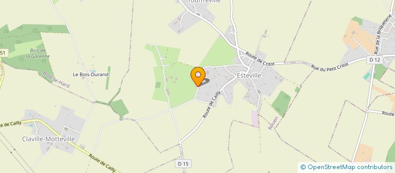 localisation de l'entreprise SOCIETE LIGNY ET FILS  ESTEVILLE