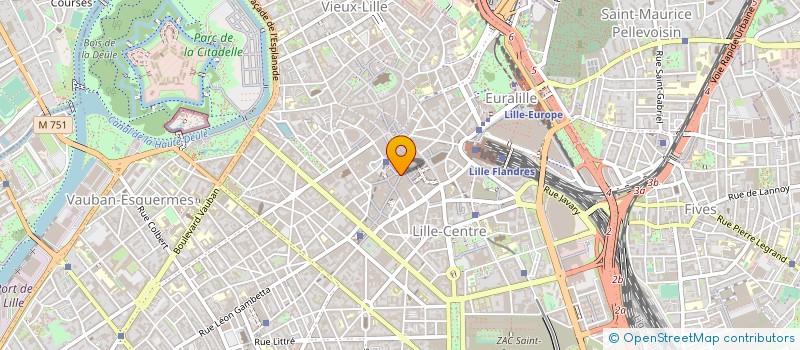 localisation de l'entreprise SOCIETE LILLOISE D'HOTELLERIE à LILLE