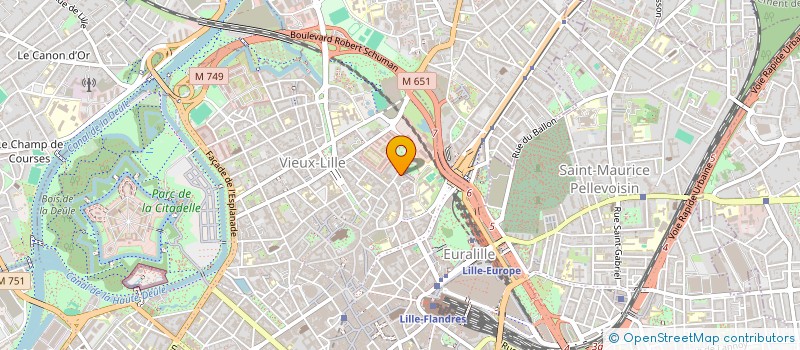 localisation de l'entreprise SOCIETE LILLOISE DE RESTAURATION à LILLE