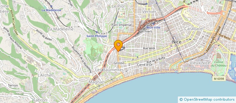localisation de l'entreprise SOCIETE LINE à NICE
