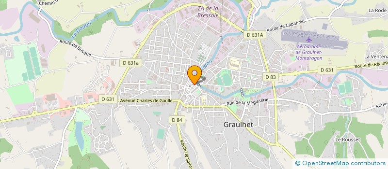 localisation de l'entreprise SOCIETE LOCA SUD  GRAULHET