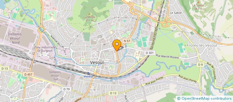 localisation de l'entreprise SOCIETE LOCALE D'EPARGNE DE VESOUL  VESOUL