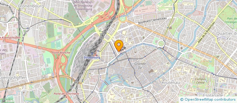 localisation de l'entreprise SOCIETE LOCALE D'EPARGNE NORD ALSACE à STRASBOURG