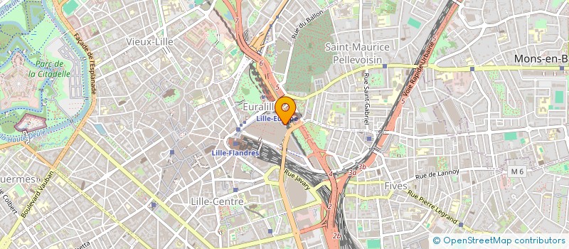 localisation de l'entreprise SOCIETE LOCALE VALENCIENNES SAMBRES AVESNOIS à LILLE