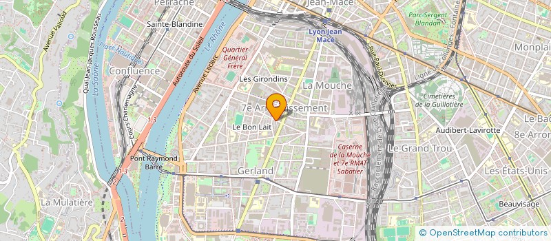 localisation de l'entreprise SOCIETE LOCATION EQUIPEMENTS AMENAGES  LYON