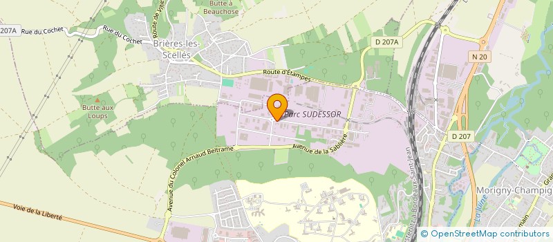 localisation de l'entreprise SOCIETE LOCATION FRANCILIEN - LOCAFRAN à ETAMPES