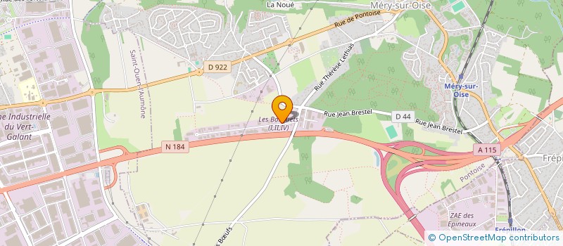 localisation de l'entreprise SOCIETE LOCATIONS TRANSPORTS 78 à MERY-SUR-OISE