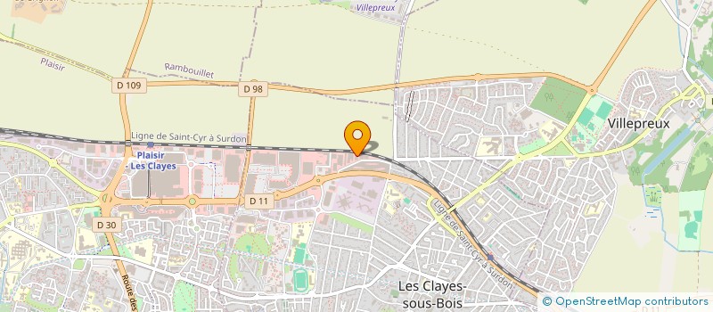 localisation de l'entreprise SOCIETE LOGGIARAMA à LES CLAYES-SOUS-BOIS
